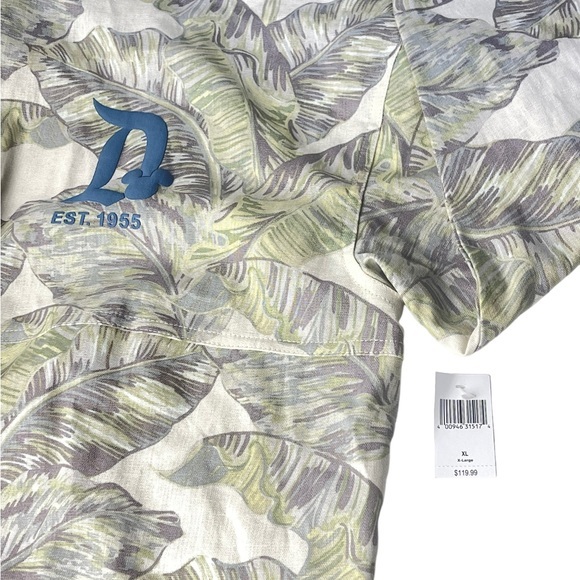 Disneyland Resort Spirit Jersey Shirt Jacket XL‎ Tropical Palm Button Down NEW - Picture 8 of 8